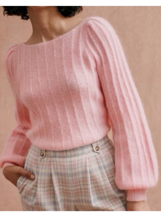 Sezane Sweaters - Sezane Aretha Jumper Rose Bonbon - Size XS